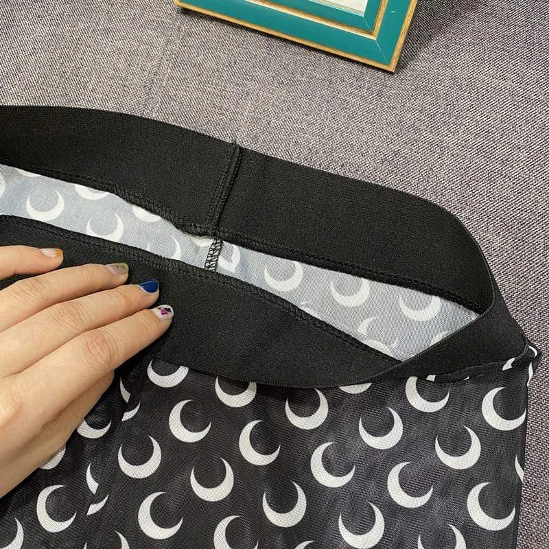 Moon Prints Silk Leggings 12 Moon Prints Silk Leggings - Image 12