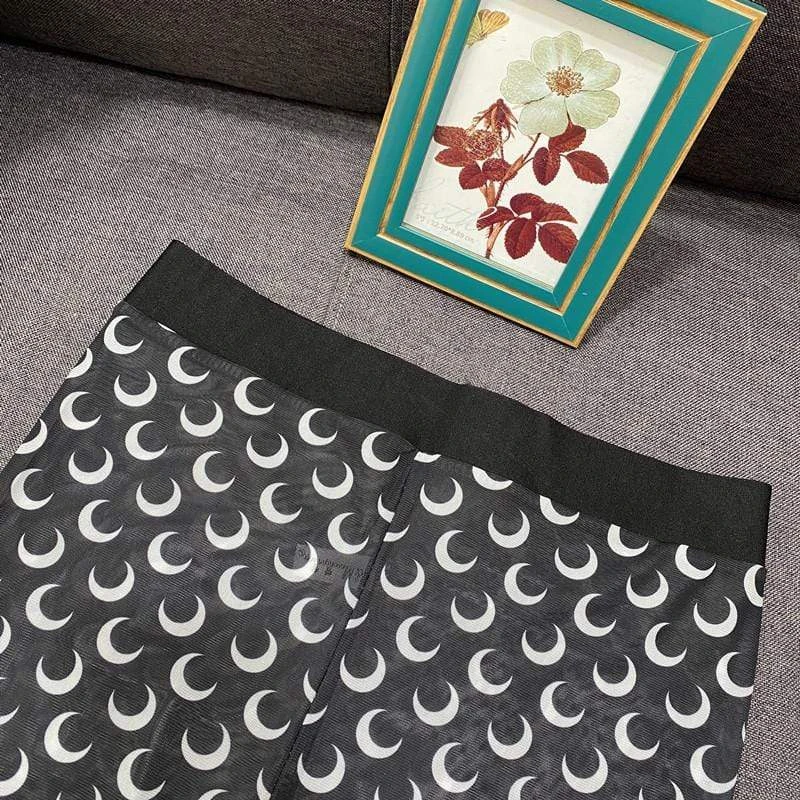 Moon Prints Silk Leggings 15 Moon Prints Silk Leggings - Image 15