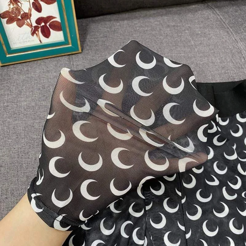 Moon Prints Silk Leggings 14 Moon Prints Silk Leggings - Image 14
