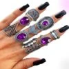 Pastel Gothic Ring Set