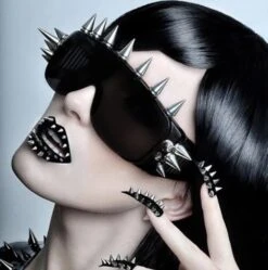 Gothic Rivet Punk Glasses