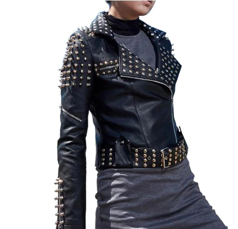 Faux Leather Ghost Rider Jacket 2 Faux Leather Ghost Rider Jacket - Image 2