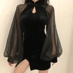 Ancestral Curse Short Dress -Gothic Clothing Store ScreenShot2020 11 08at1.00.37PM