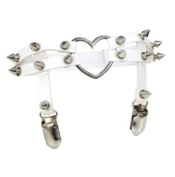 Sexy Heart Spiked Garter -Gothic Clothing Store ScreenShot2020 12 04at3.08.22PM