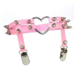 Sexy Heart Spiked Garter -Gothic Clothing Store ScreenShot2020 12 04at3.08.39PM