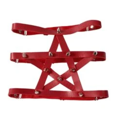 Gothic Studded Pentagram Harness -Gothic Clothing Store ScreenShot2020 12 04at3.21.12PM