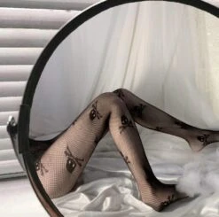 Stay Up Skull Tights -Gothic Clothing Store ScreenShot2021 02 01at11.44.56AM