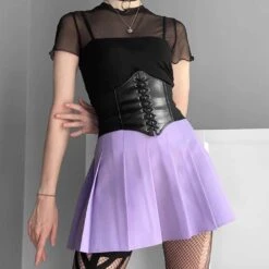Deathrock Waistband Belt Corset -Gothic Clothing Store ScreenShot2021 02 23at12.25.04PM