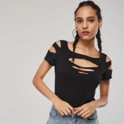 Perfectly Slashed Gothic Tee -Gothic Clothing Store ScreenShot2021 03 11at9.58.01AM