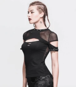 Draconia Gothic Mesh T-Shirt -Gothic Clothing Store Screen Shot 2019 02 13 at 10.19.18 AM