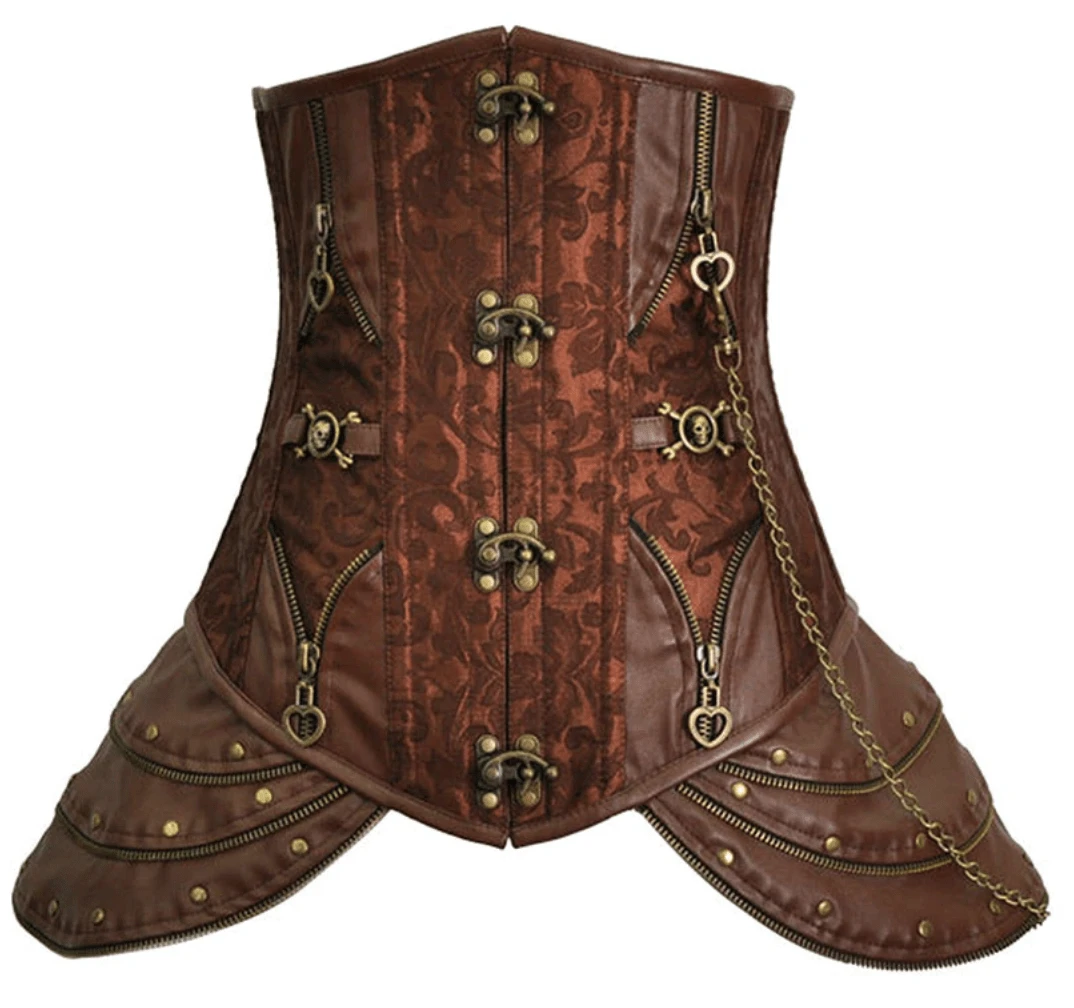 Hellebore Gothic Underbust Corset Steel Bone 2 Hellebore Gothic Underbust Corset Steel Bone - Image 2