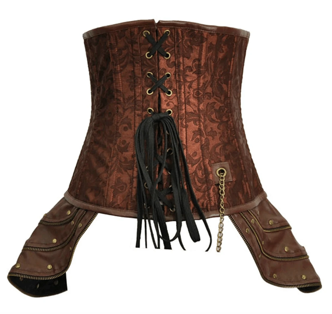 Hellebore Gothic Underbust Corset Steel Bone 8 Hellebore Gothic Underbust Corset Steel Bone - Image 8