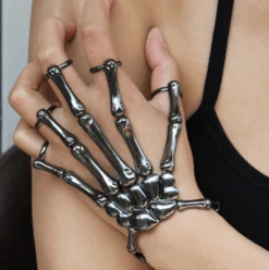 Hand Skeleton Bracelet -Gothic Clothing Store Screen Shot 2019 04 25 at 1.13.01 PM