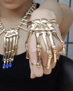 Hand Skeleton Bracelet -Gothic Clothing Store Screen Shot 2019 04 25 at 1.13.14 PM