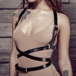 Goth Body Bondage Harness 9 Goth Body Bondage Harness -Gothic Clothing Store Screen Shot 2019 05 14 at 5.03.43 PM
