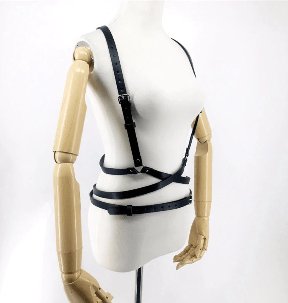 Goth Body Bondage Harness 6 Goth Body Bondage Harness - Image 6