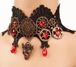 Skull Queen Necklace -Gothic Clothing Store Screen Shot 2019 05 14 at 5.14.32 PM