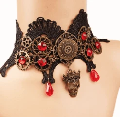 Skull Queen Necklace -Gothic Clothing Store Screen Shot 2019 05 14 at 5.15.15 PM