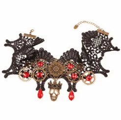 Skull Queen Necklace -Gothic Clothing Store Screen Shot 2019 05 14 at 5.15.27 PM