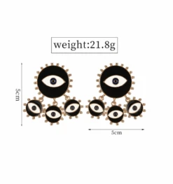 Evil Eyes Earring 12 Evil Eyes Earring -Gothic Clothing Store Screen Shot 2019 05 17 at 5.05.41 PM