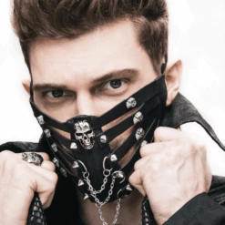 Skull Cage Leather Mask 10 Skull Cage Leather Mask -Gothic Clothing Store Screen Shot 2019 07 03 at 1.58.37 PM