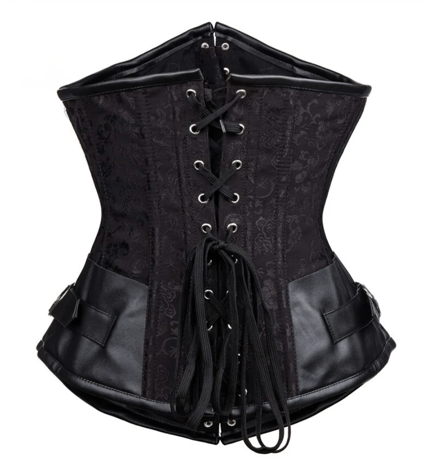 Gothic Underbust Corset Steel Bone 8 Gothic Underbust Corset Steel Bone - Image 8