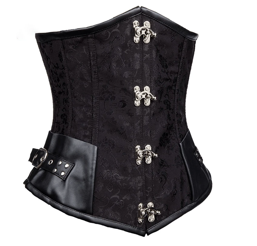 Gothic Underbust Corset Steel Bone 7 Gothic Underbust Corset Steel Bone - Image 7