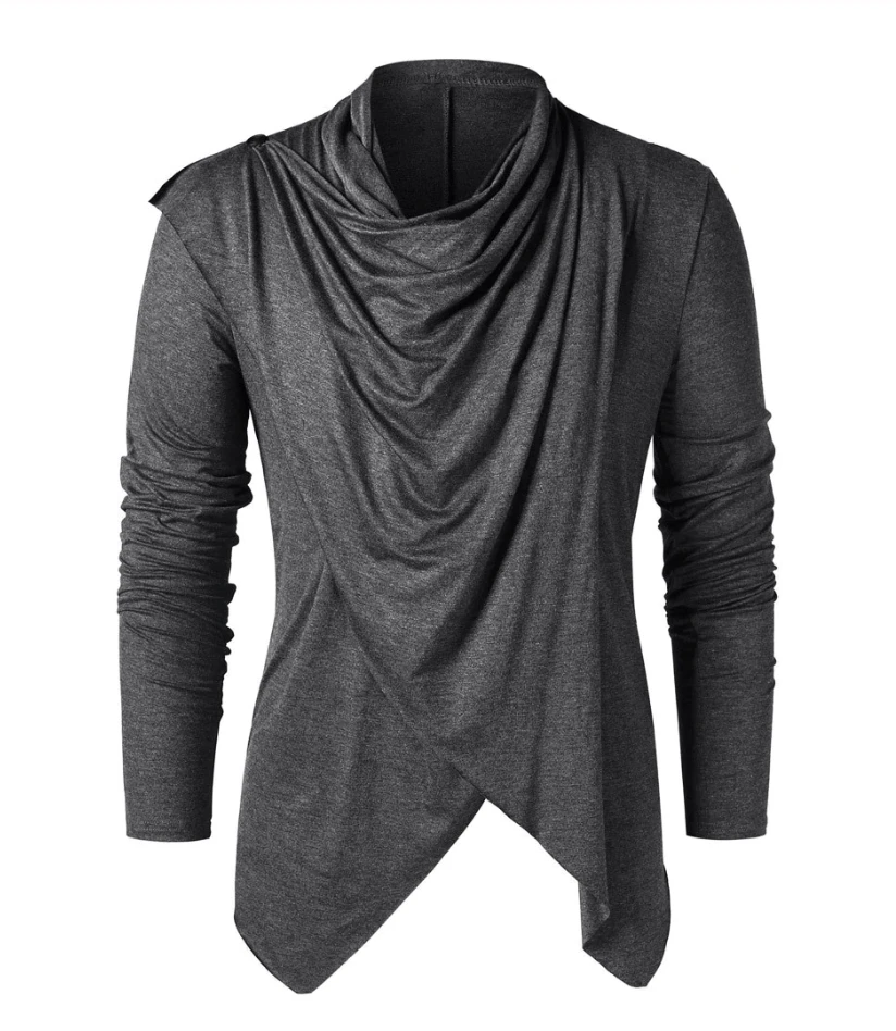 Gothic Long Sleeve Irregular Shirt 3 Gothic Long Sleeve Irregular Shirt - Image 3