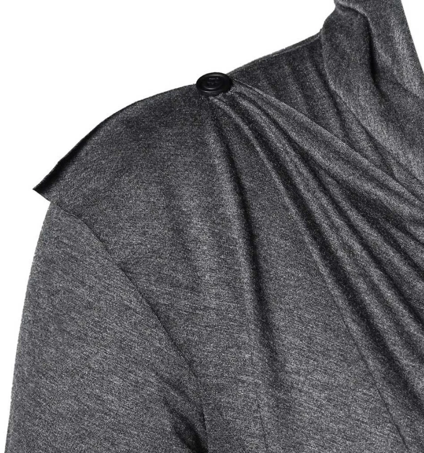 Gothic Long Sleeve Irregular Shirt 8 Gothic Long Sleeve Irregular Shirt - Image 8