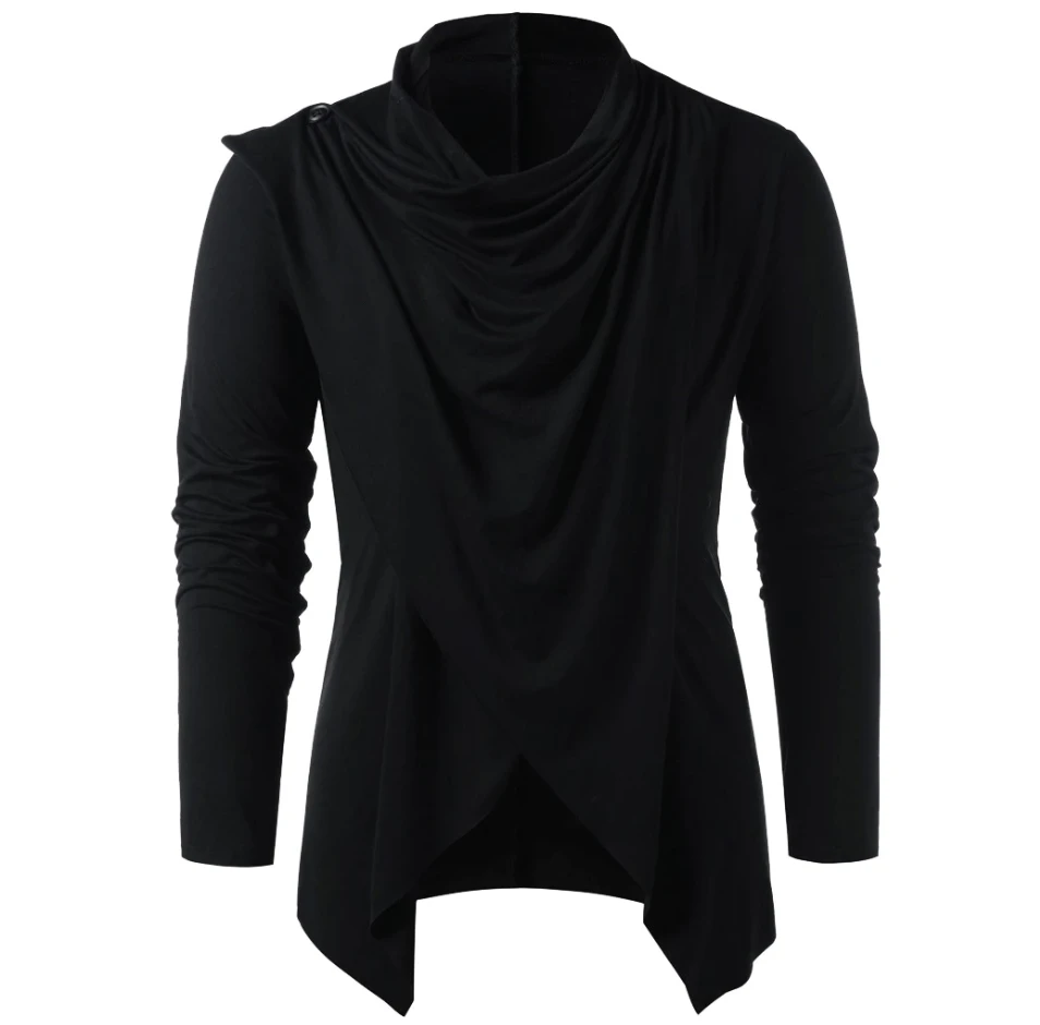 Gothic Long Sleeve Irregular Shirt 2 Gothic Long Sleeve Irregular Shirt - Image 2
