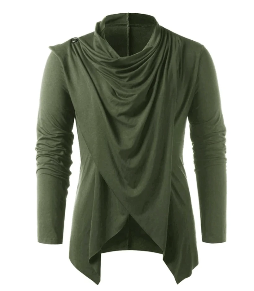 Gothic Long Sleeve Irregular Shirt 4 Gothic Long Sleeve Irregular Shirt - Image 4