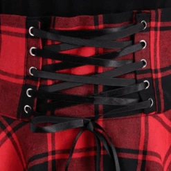 High Waist Plaid Asymmetric Mini Dress 15 High Waist Plaid Asymmetric Mini Dress -Gothic Clothing Store Screen Shot 2019 07 25 at 2.15.24 PM