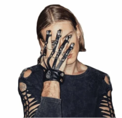 Steampunk Skull Gloves -Gothic Clothing Store Screen Shot 2019 08 01 at 10.26.37 AM