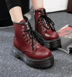 Let's Rock Ankle Boots -Gothic Clothing Store Screen Shot 2019 08 15 at 2.24.55 PM