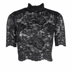 Goth Mesh Hollow Out T-Shirt