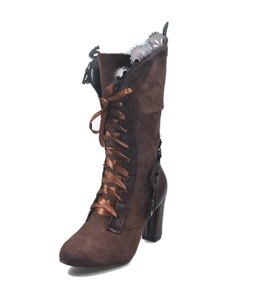 Daisy Suede Leather Boots 4 Daisy Suede Leather Boots - Image 4