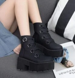 Doing Damage Ankle Boots -Gothic Clothing Store Screen Shot 2019 11 02 at 11.06.59 AM