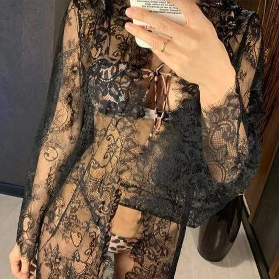 Sea-side Grave Knit Cover-Up 4 Sea-side Grave Knit Cover-Up - Image 4