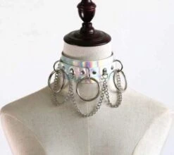 Holographic Chain & Rings Choker Necklace -Gothic Clothing Store Screenshot 10 81c2545b ca77 4af1 bab4 0f355a7f4dd1