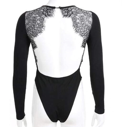 Lace Bodysuit Backless 8 Lace Bodysuit Backless - Image 8