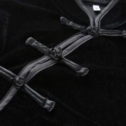 Gothic Buckle Lace Up Velvet Dress -Gothic Clothing Store Screenshot 11 f8107329 8b69 4777 9993 25fb2a83b2a6