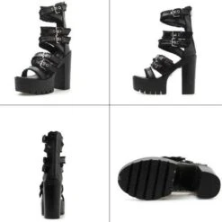 Slick Platform Sandals -Gothic Clothing Store Screenshot 1597