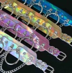 Holographic Chain & Rings Choker Necklace -Gothic Clothing Store Screenshot 15 1791c913 608d 489e b9f6 544055a7e9ea
