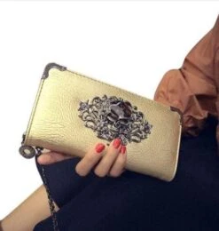 Metal Skull Pattern Leather Long Wallet -Gothic Clothing Store Screenshot 15 663edef7 18d8 47a8 ab80 06fb58291011