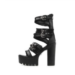 Slick Platform Sandals -Gothic Clothing Store Screenshot 1600