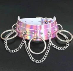 Holographic Chain & Rings Choker Necklace -Gothic Clothing Store Screenshot 18 ceefd1b8 ffab 4047 aa08 f858c5fe6ee3