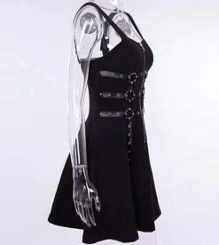 Gothic Vintage Retro Metal Chain Zipper Dress -Gothic Clothing Store Screenshot 20 b124ab04 f12e 4900 9e74 75387a1a2e0d