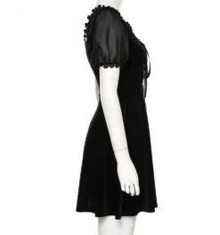 Veil Of Night Puff Dress 10 Veil Of Night Puff Dress -Gothic Clothing Store Screenshot 2665