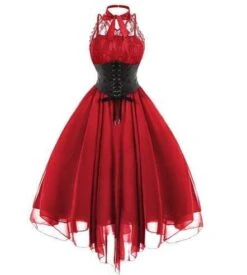 Gothic Bow Vintage Corset Dress -Gothic Clothing Store Screenshot 30 855ae915 9170 4120 84b0 3308c323111d
