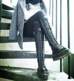 ELECTRA Black Lace Up Over The Knee Boots -Gothic Clothing Store Screenshot 34 0cc17c27 f234 4cf3 93b9 e0df8fdb2547